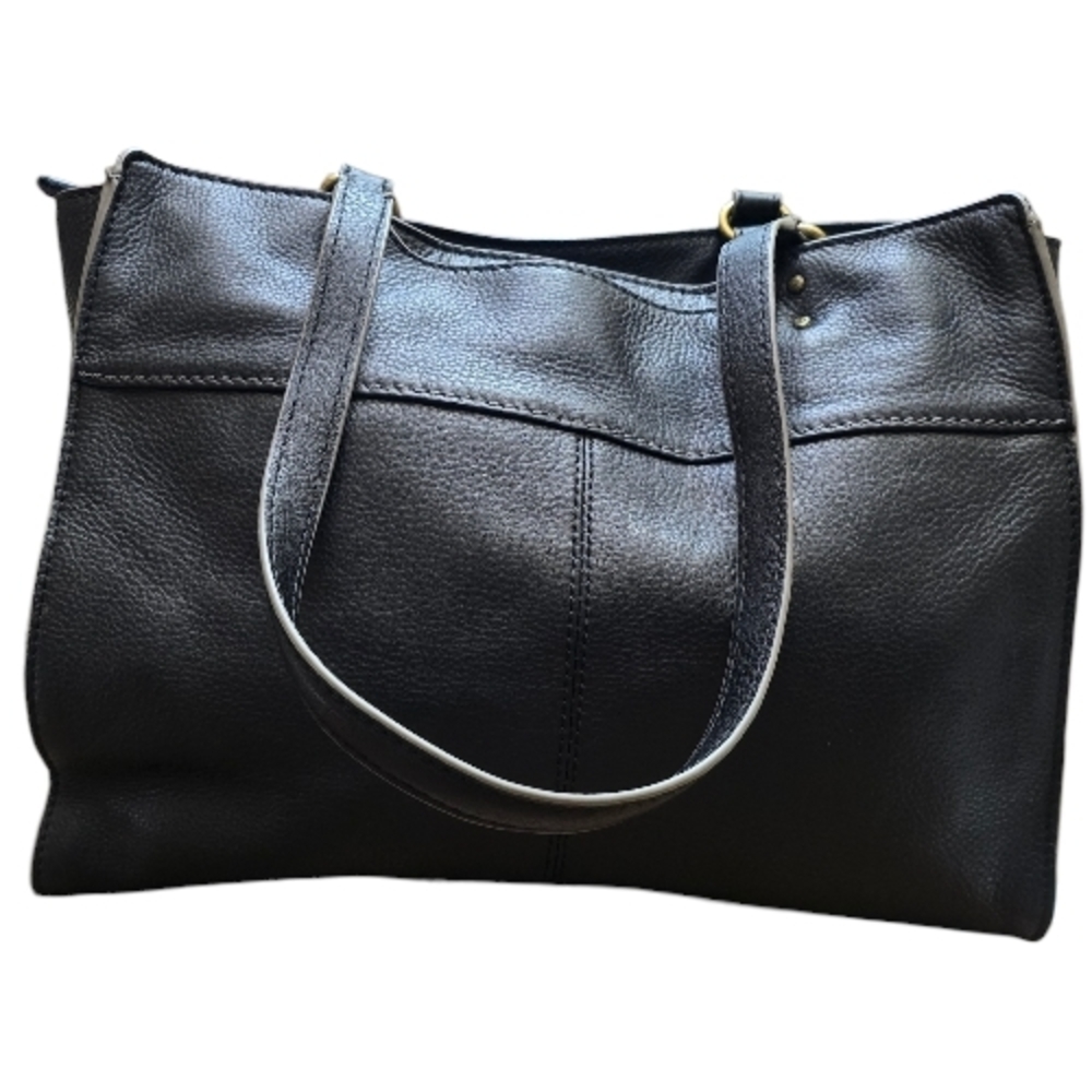 NWOT - The Sak Black Leather Alameda Satchel